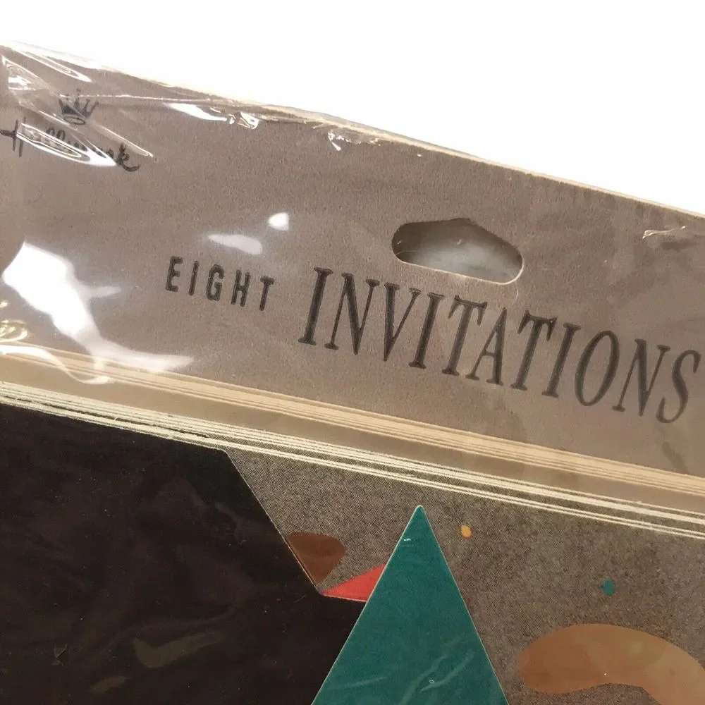 Vintage 2 Invitation Hallmark Party Celebration invitations Y2K 90's 16 Cards‎
